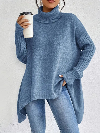 Large Turtleneck Sweaters Soft Oversized
