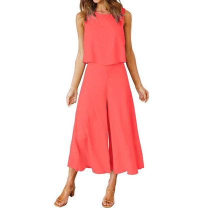 Women's Jumpsuit Elegant Flowing Wide Leg