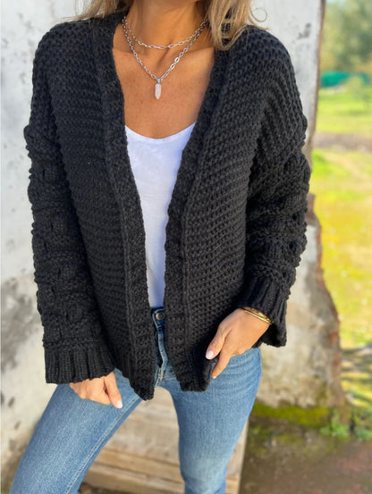 Women's Plus Size Floral Cardigan