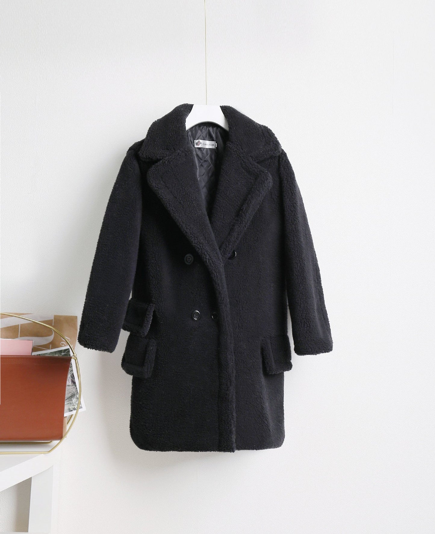 Women's Warm Winter Coat With Double Buttons