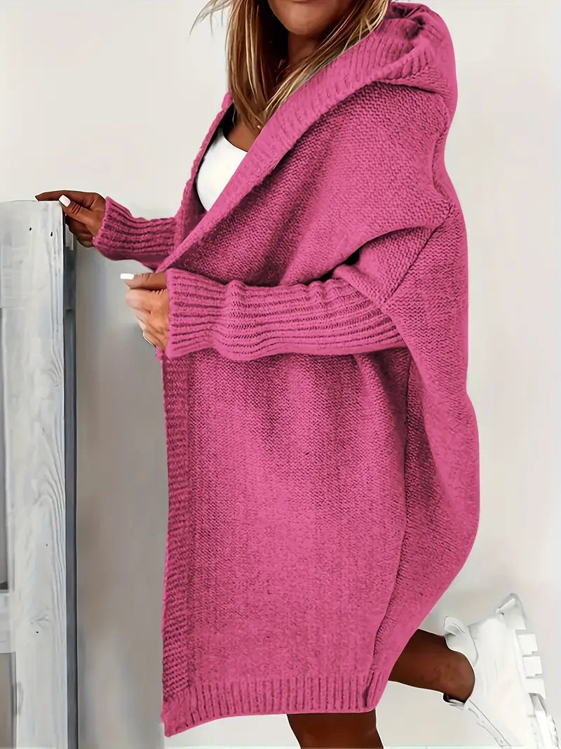Women's Cardigan Hood Loose Fit