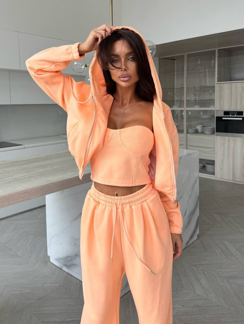 Women's Hoodie Set Sporty Comfortable