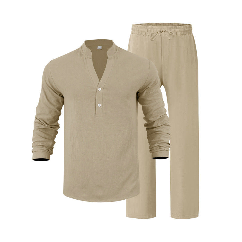 Men's Homewear Set Comfortable Elegant Long