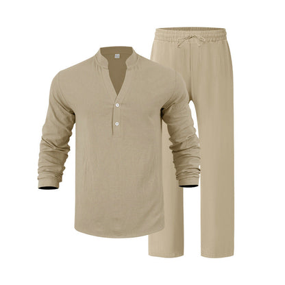 Men's Homewear Set Comfortable Elegant Long