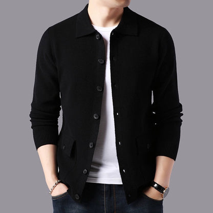 Men's Cardigan with Buttons and Pockets Practical