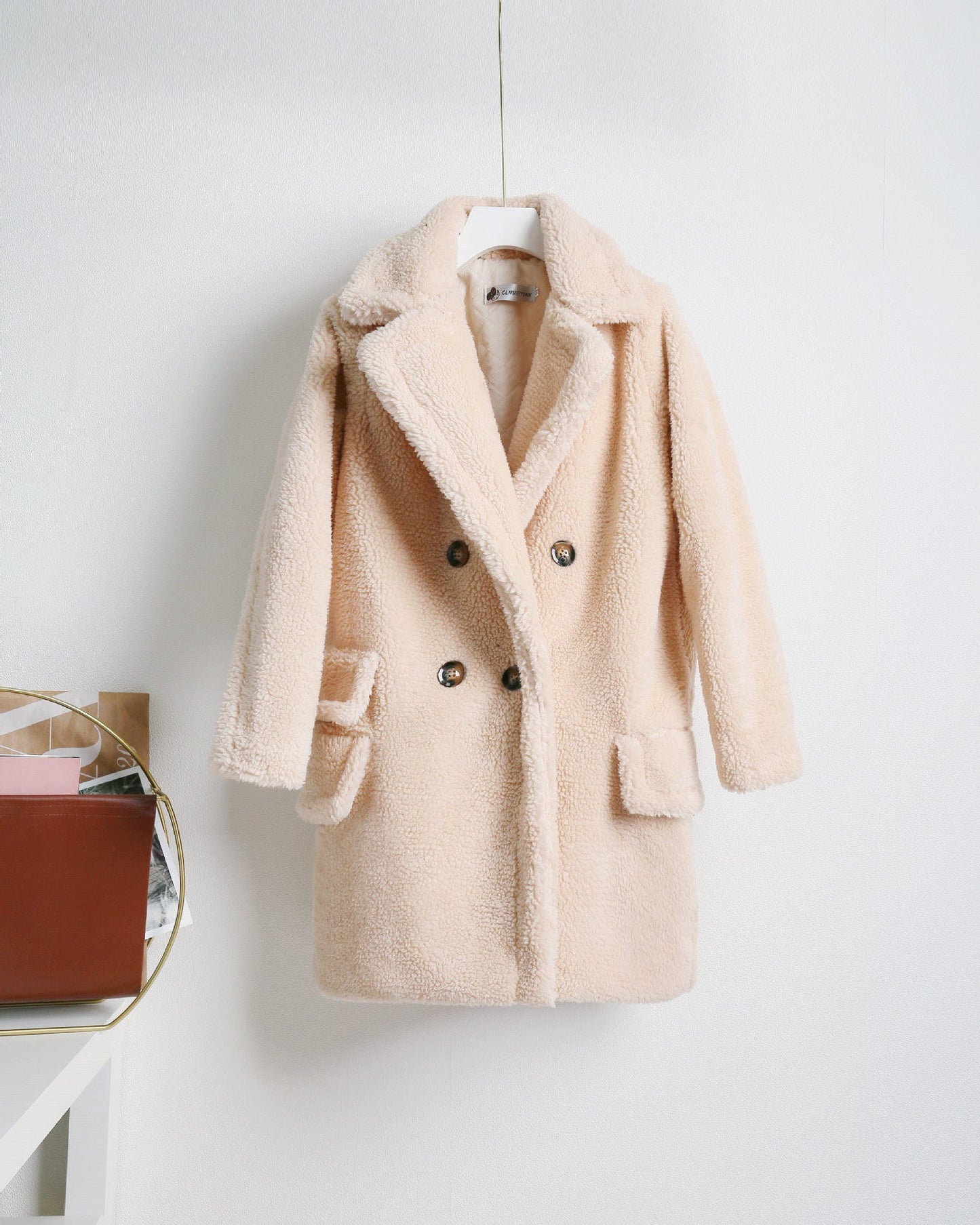 Women's Warm Winter Coat With Double Buttons
