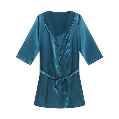 Men's Soft Satin Robe