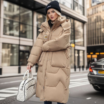 Women's Modern Winter Coat Detachable Hood