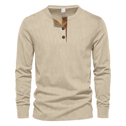Men's Long-Sleeve Shirt Structured Modern Design