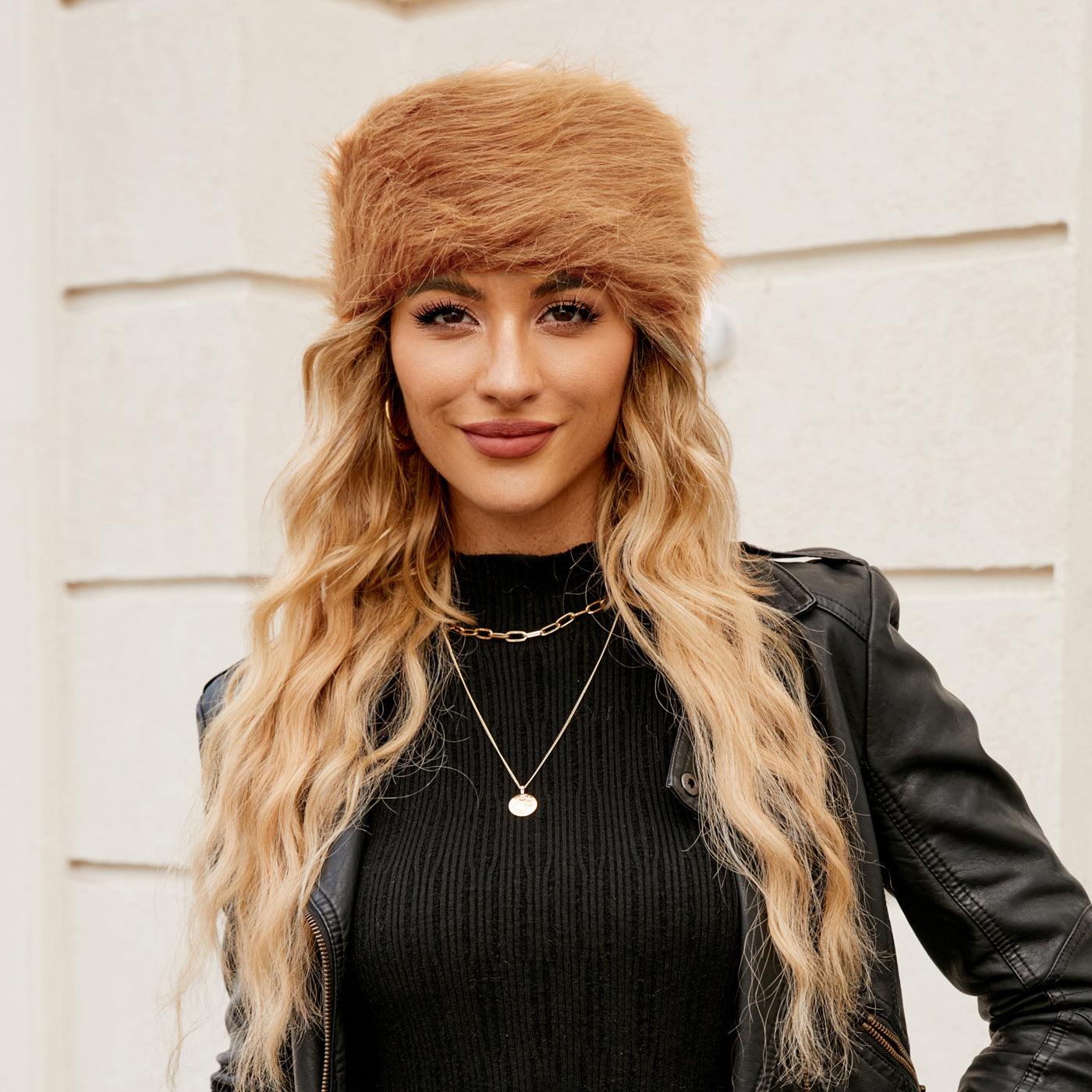 Damen Fleece Mütze Weich Moderne Damenmode - IdealeKleiden