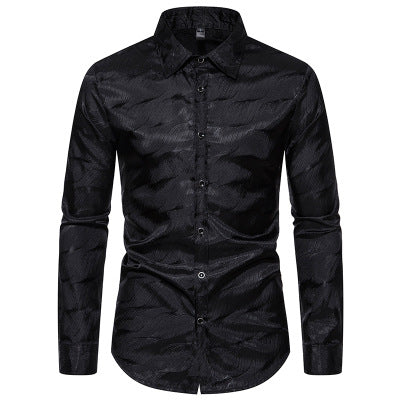 Men's Shirt Elegant Textured Modern Design