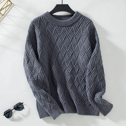 Soft Solid-Colored Sweater for Women