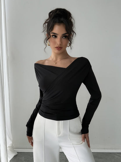 Women's Wrap Top Elegant Top