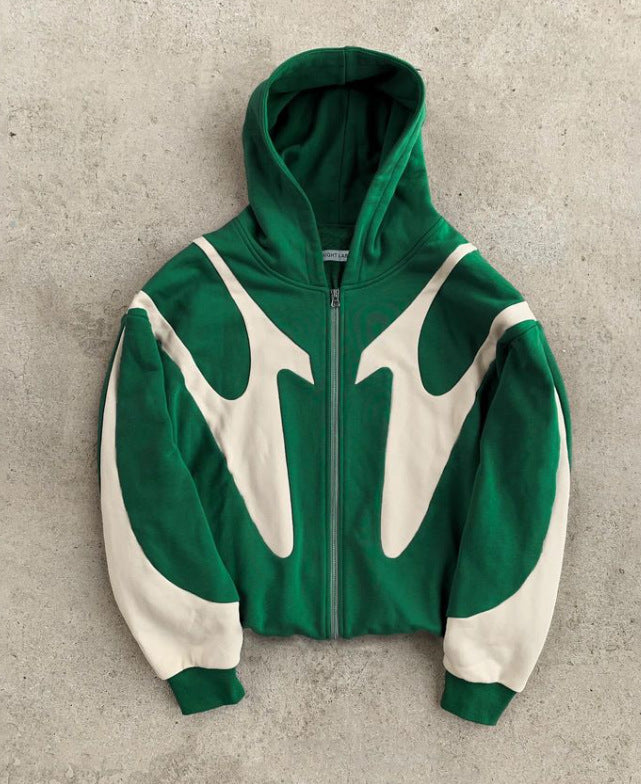 Women's Modern Hoodie with Contrast Inserts