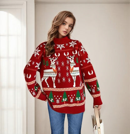 Women's Festive Cozy Christmas Sweaters