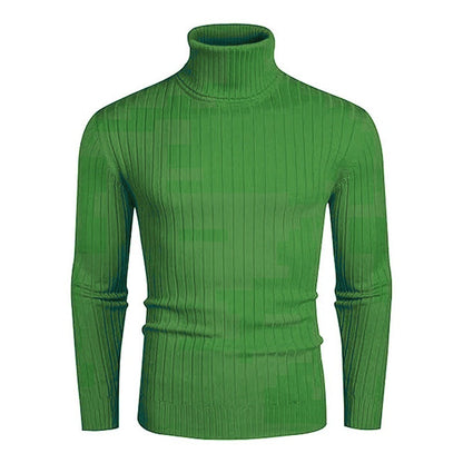 Herren Pullover Rollkragen Strick Design