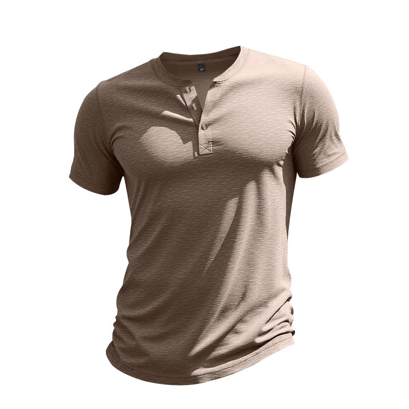 Men's T-Shirt Short Sleeve Soft Cotton Elegant