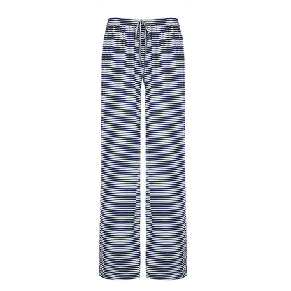 Damen Sommerhose Streifenmuster Elastisch Bequem
