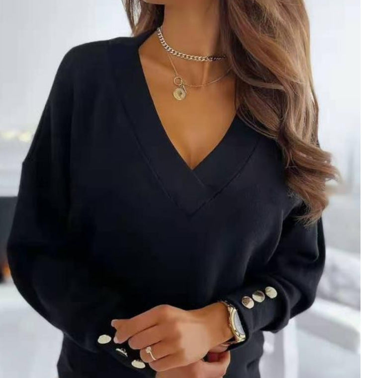 Women's Jumper Casual Wide Sleeves Soft Fabric