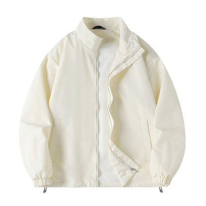 Men's Windbreaker Jacket Sporty With Collar And Pockets