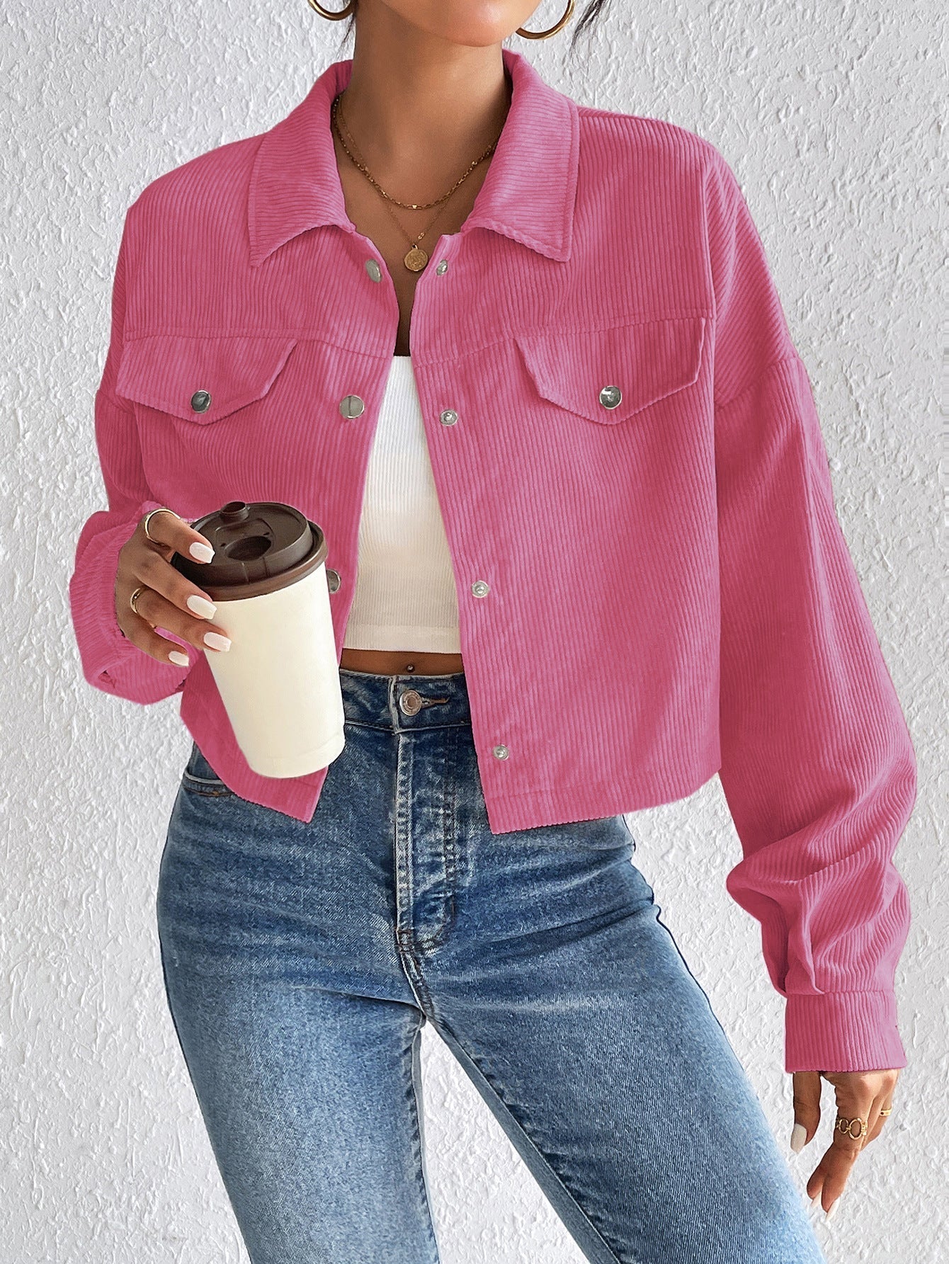 Women's Vintage Jacket Elegant Retro Look