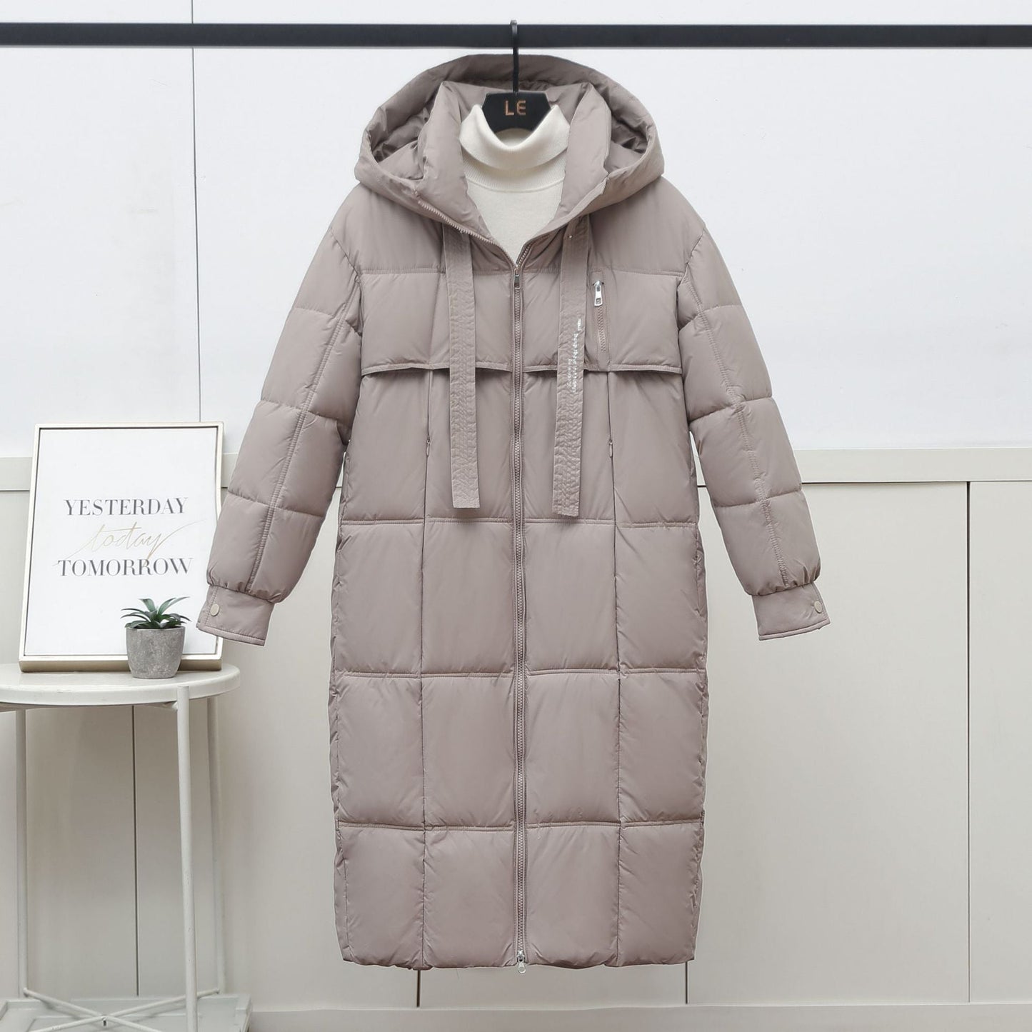 Women's Long Warm Down Parka Winter