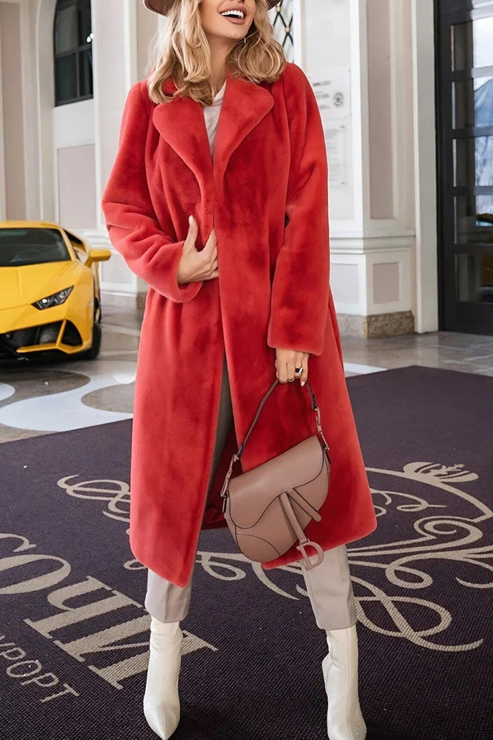 Damen Fleecejacke Modern Elegant Taschen
