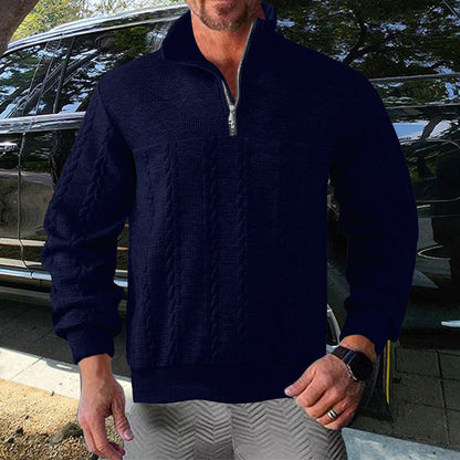 Men's Sweater Structured Design Modern Style