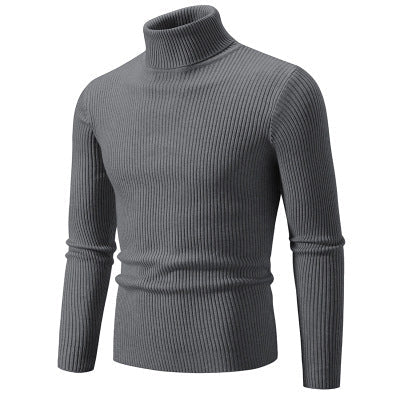 Men's Turtleneck Sweater High-Quality Comfortable