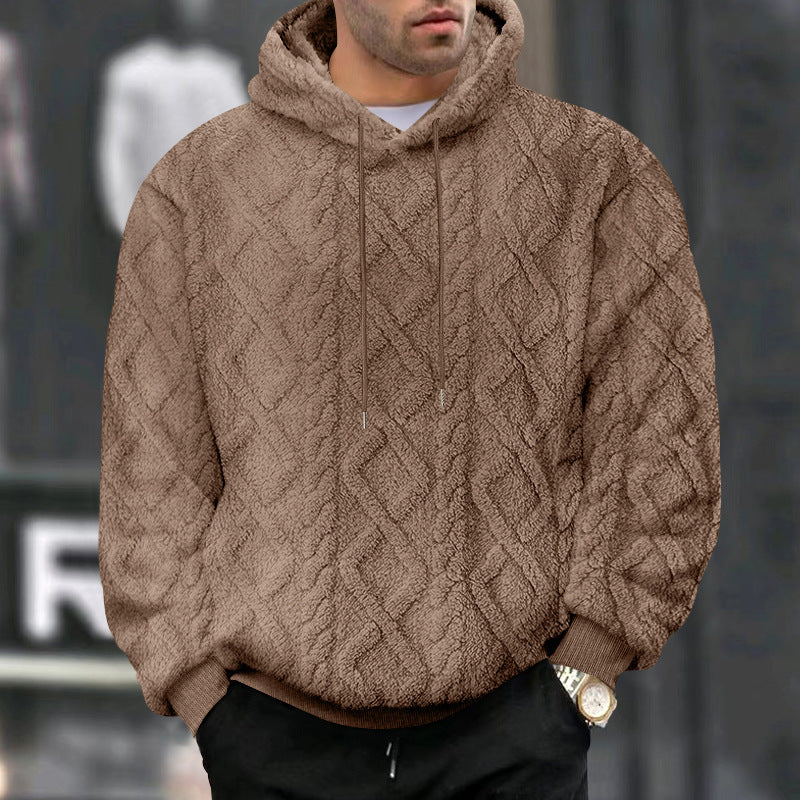 Men's Pullover Cuddly Soft Textured Design
