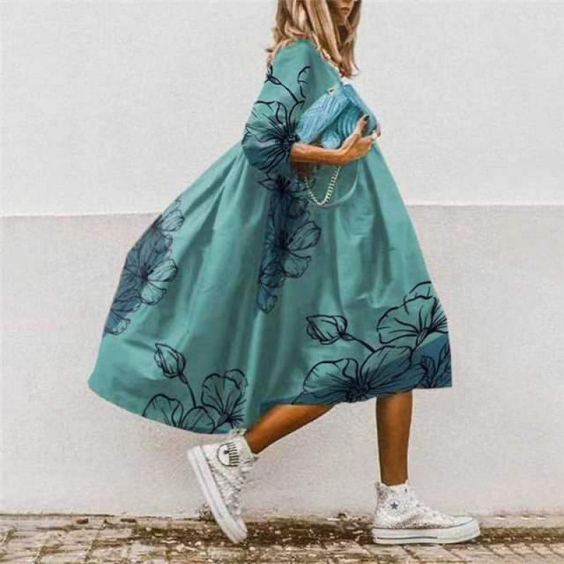 Women's Summer Dress Floral Colorful Elegant