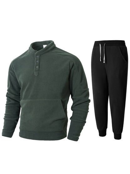 Men's Fleece Tracksuit Comfortable Sporty