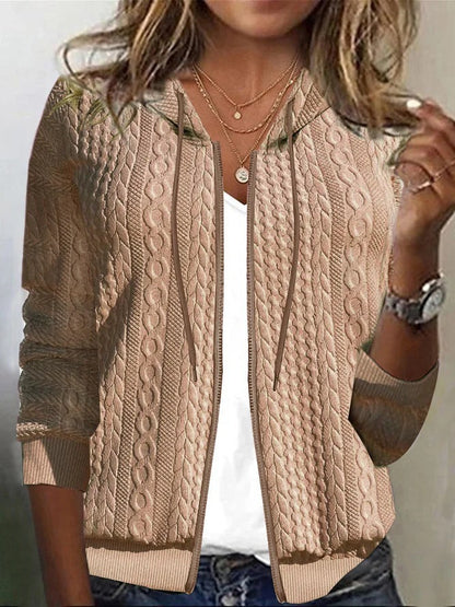 Women's Cable Knit Cardigan Soft Quality