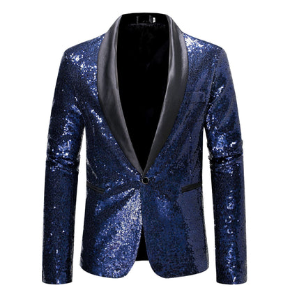 Glamorous Sequin Blazer for Women Evening Jacket