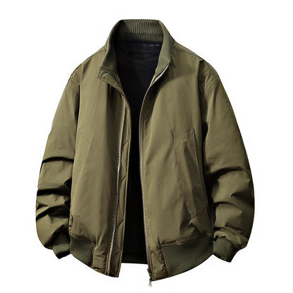 Men's Leather Jacket Elegant Slim Fit Design