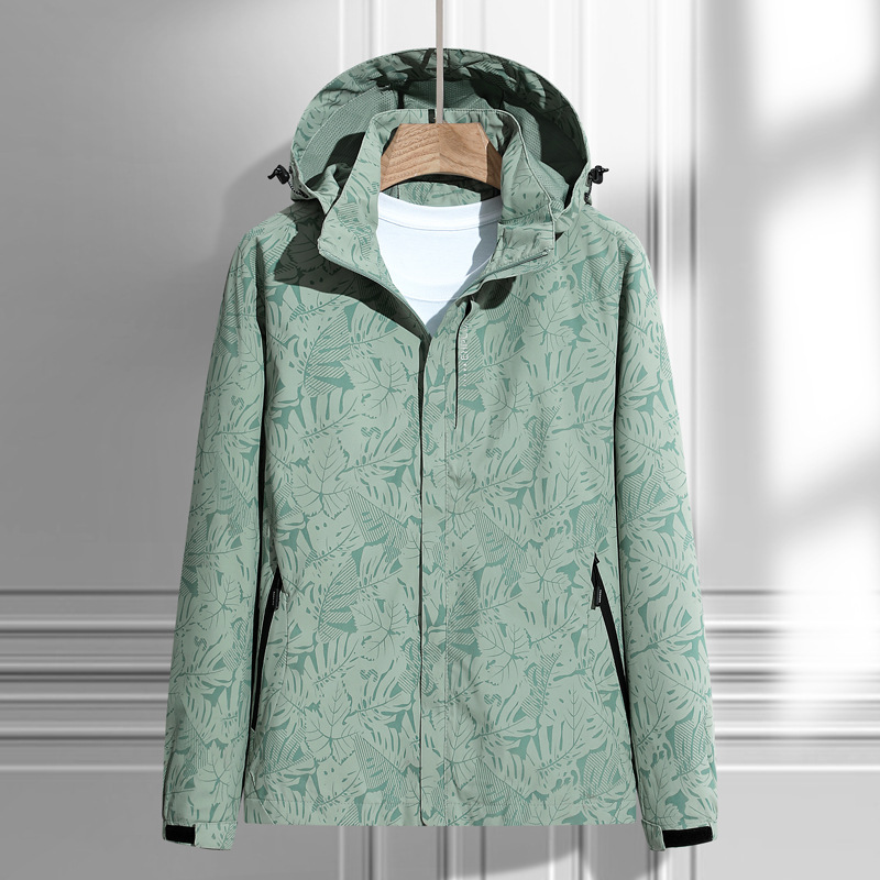 Women's Windbreaker Hooded Zipper