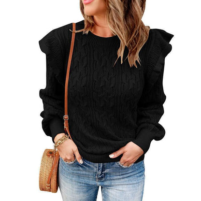 Women's Cable Knit Sweater Elegant