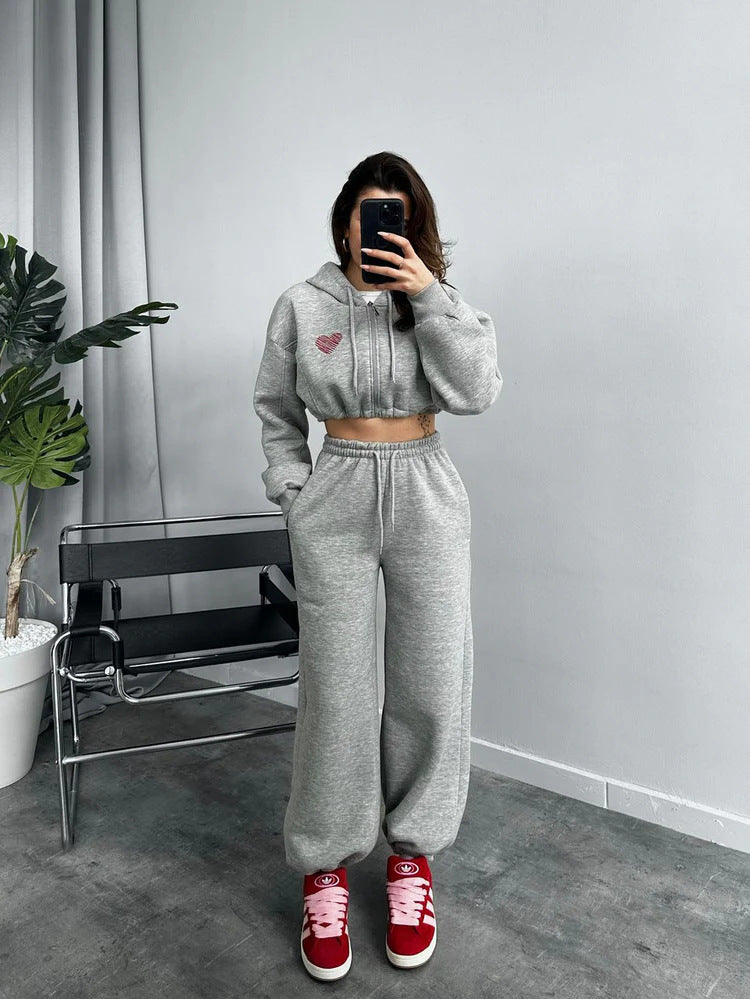 Women's Tracksuit Hoodie Joggers Set Comfortable