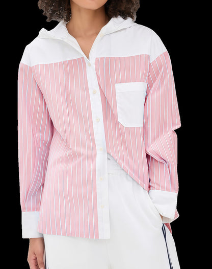 Elegant Women's Blouse Satin Puff Sleeves Modern Style