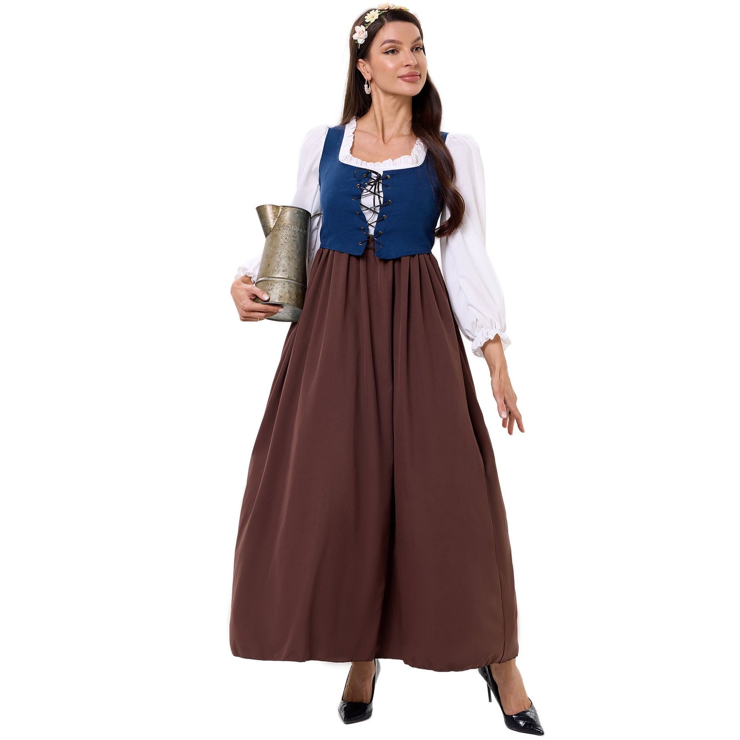 Dirndl Kleid Traditionell mit Mieder und Rock