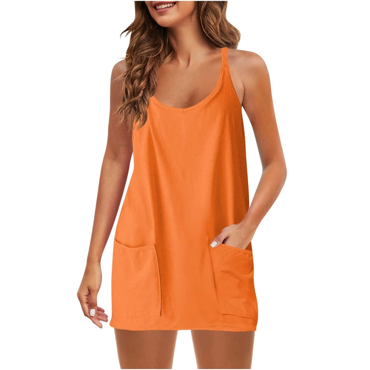 Women's Nightgown with Pockets Comfortable Summer Dress