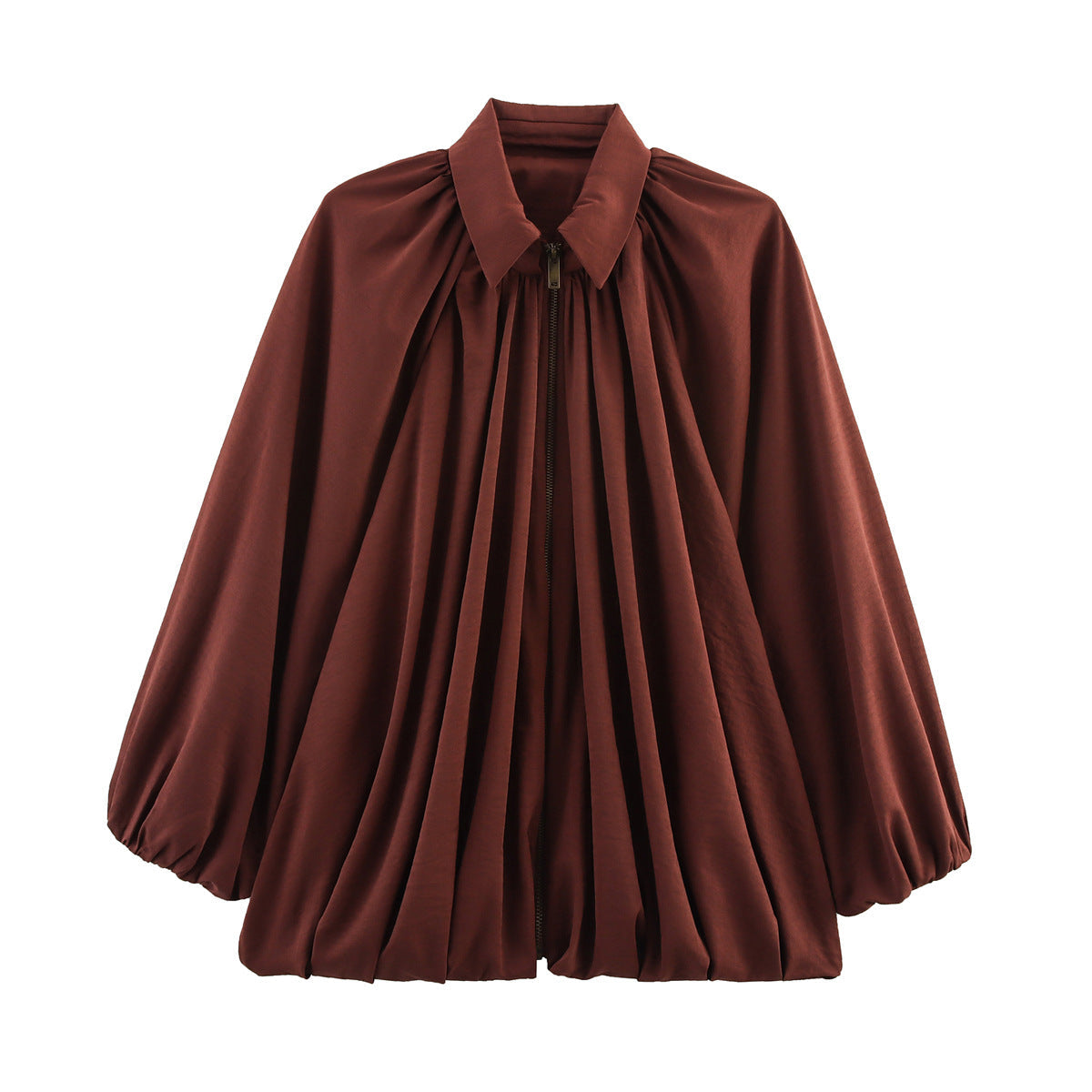 Women's Blouse Oversized Lightweight Ruffle Design