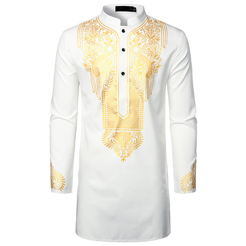 Men's Shirt Ethnic Style Long Sleeve