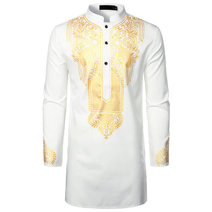 Men's Shirt Ethnic Style Long Sleeve