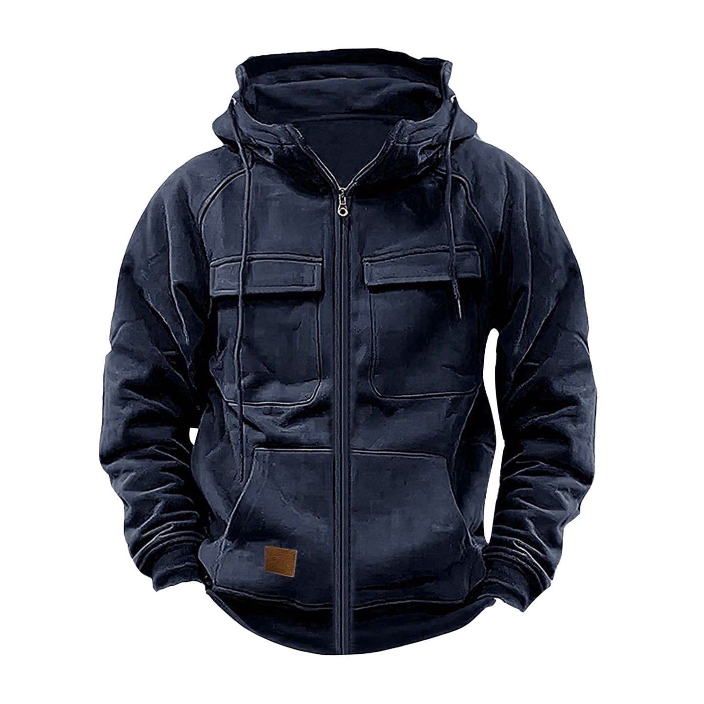 Men's Functional Hooded Jacket With Large Pockets