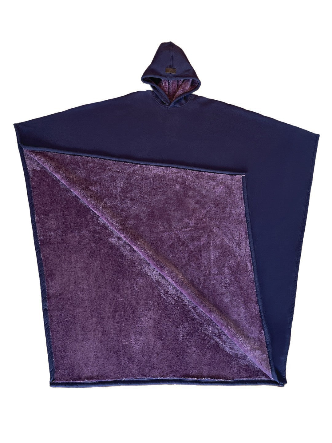 Women's Cuddly Poncho Soft Fleece Throw