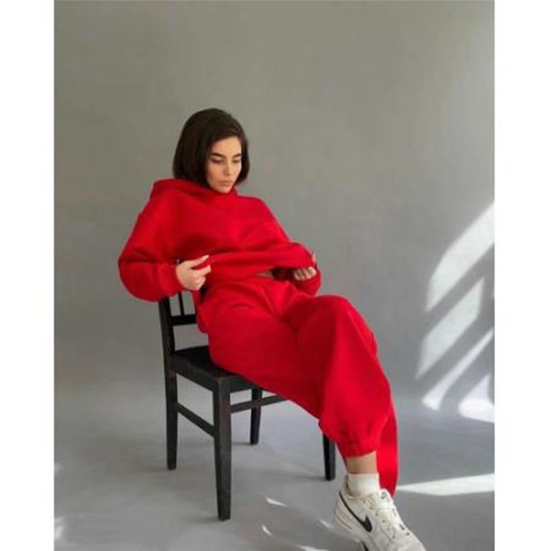 Women's Sporty Jogging Suit Set Comfortable Elegant