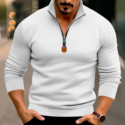 Men's Modern Sports Jumper Stand-Up Collar Elastic
