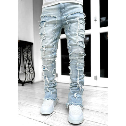 Herren Ripped Jeans Lässig Einzigartiges Design - IdealeKleiden