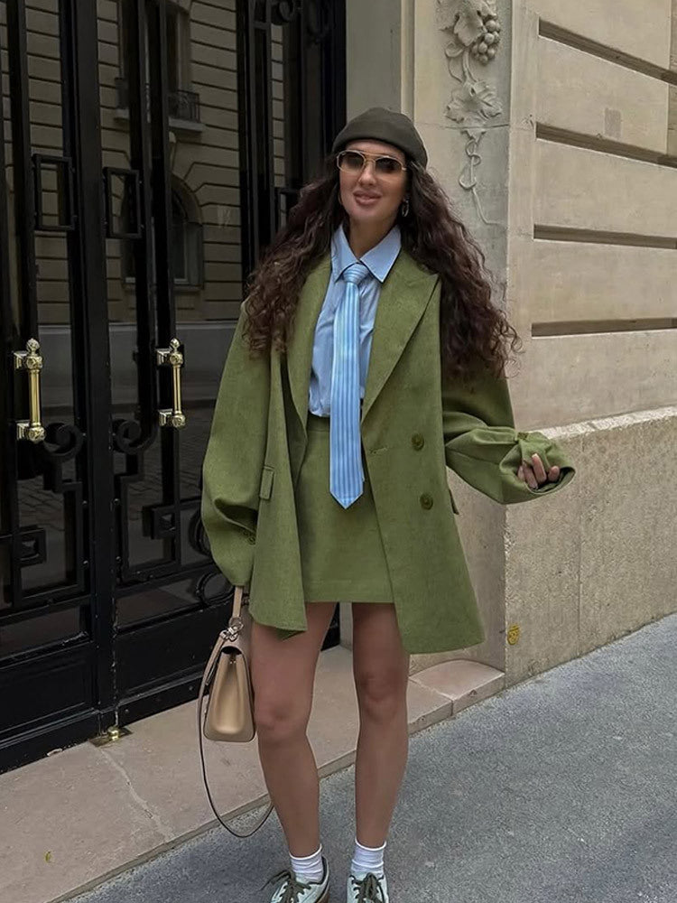 Women's Blazer Jacket Elegant Textured Look